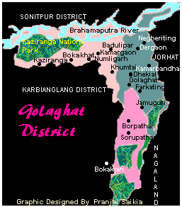 Map of Golaghat